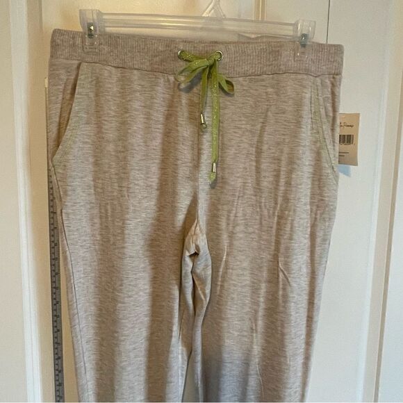 NWT PEYTON PRIMROSE BOUTIQUE PULL ON PANTS OATMEAL HEATHER SIZE LARGE - Picture 10 of 14